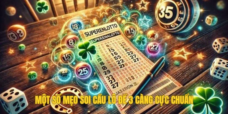 Một số mẹo soi cầu lô đề 3 càng cực chuẩn