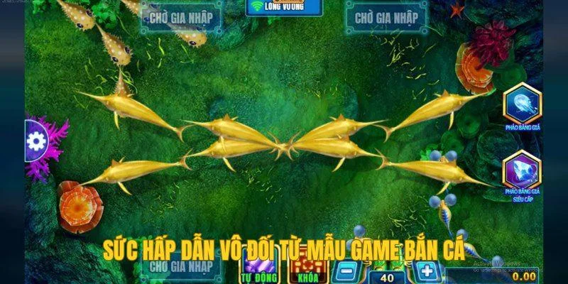 Sức hấp dẫn vô đối từ mẫu game bắn cá